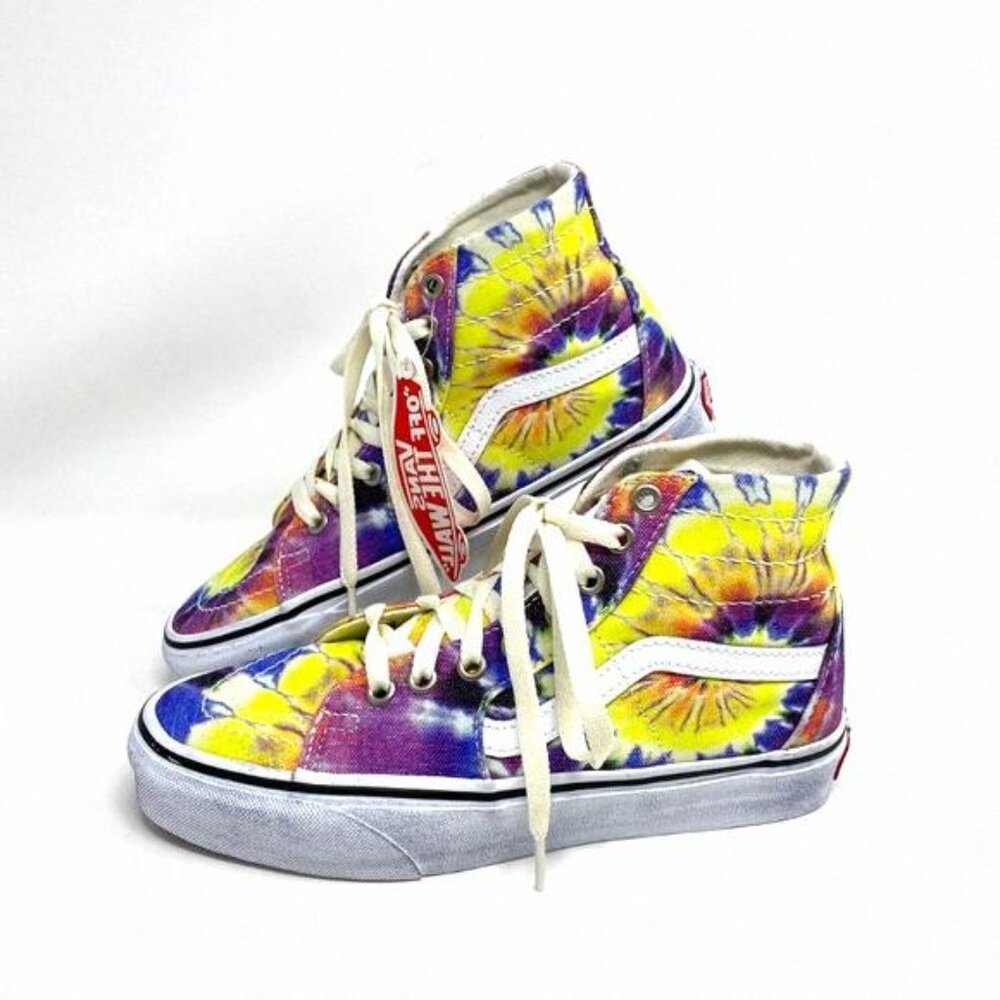 💖MEGA SALE💖Vans Sk8-Hi Women Tapered Washed Eie Bye VN0A4U1619X Multicolor